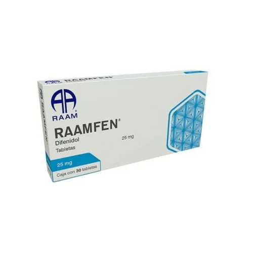 Tabletas Raamfen 25 mg Caja c/30