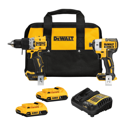 DeWalt Kit Taladro Percutor y Llave de Impacto XR 20V DCK249D2