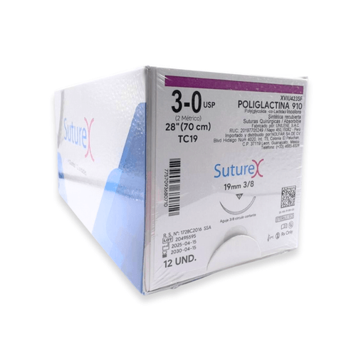 Sutura Absorbible PGLA 910 (Vicryl) Suturex