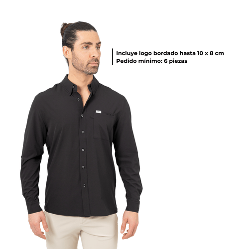 Camisa MAJA CORP® Caballero Color Negro