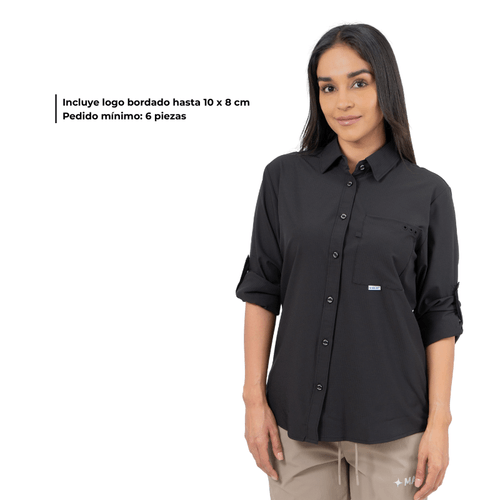 Camisa MAJA CORP® Dama Color Negro